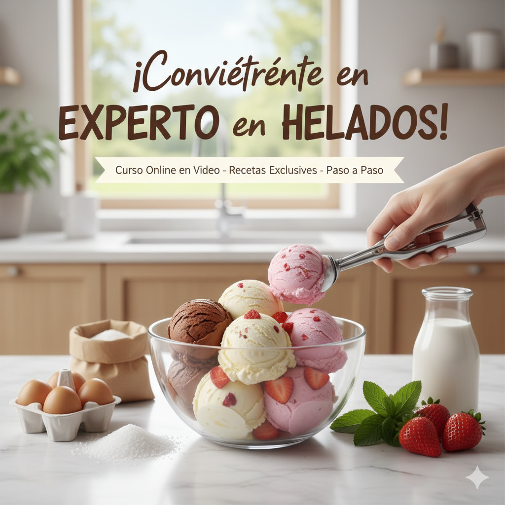 Curso Online en Video de Helados