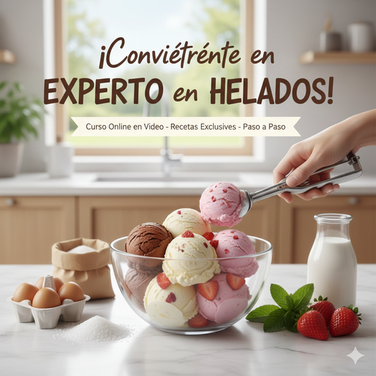 Curso Online en Video de Helados