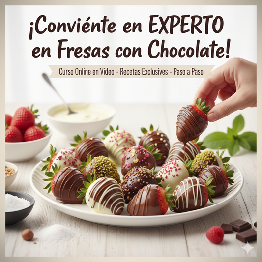 Receta de Fresas con Chocolate